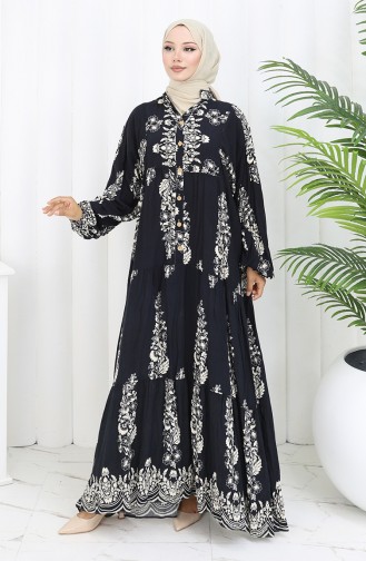 Black İslamitische Jurk 0106-05