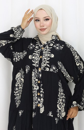 Black İslamitische Jurk 0106-05