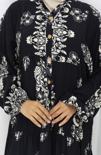 Black İslamitische Jurk 0106-05