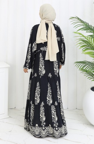 Black İslamitische Jurk 0106-05