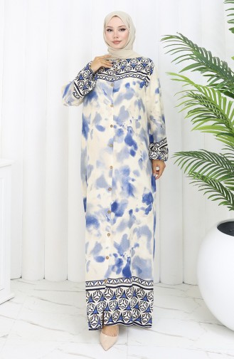 Robe Hijab Bleu Marine 0114-04