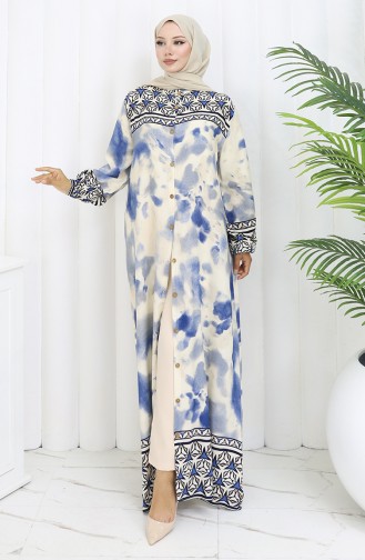 Robe Hijab Bleu Marine 0114-04