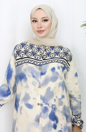 Robe Hijab Bleu Marine 0114-04
