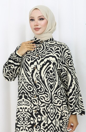 Robe Hijab Noir 2095-06