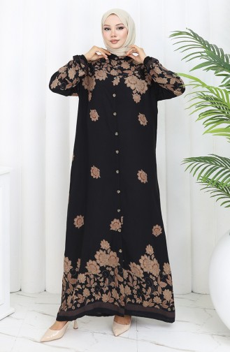 Black İslamitische Jurk 2096-04