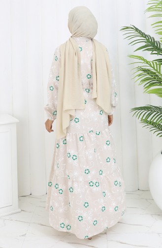 Robe Hijab Beige 2097-03