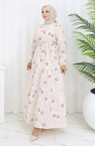 Robe Hijab Beige 2097-04