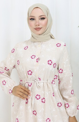 Robe Hijab Beige 2097-04