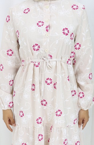 Robe Hijab Beige 2097-04