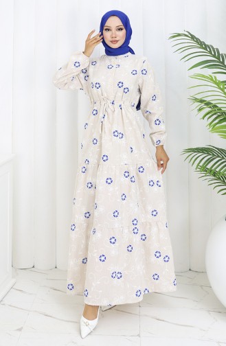 Robe Hijab Beige 2097-05