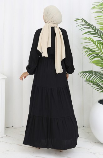 Robe Hijab Noir 2098-03