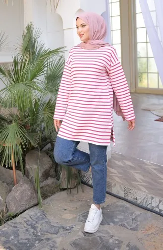 سترة رياضية مخططة 71295-05 فوشيا 71295-05
