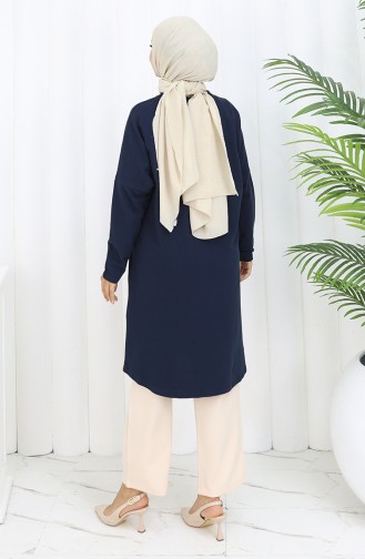 Dunkelblau Tunikas 8757-04