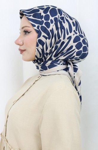 وشاح أزرق كحلي 70302-01