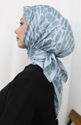 Digital Rayon Scarf 70302-02 Silver Gray 70302-02