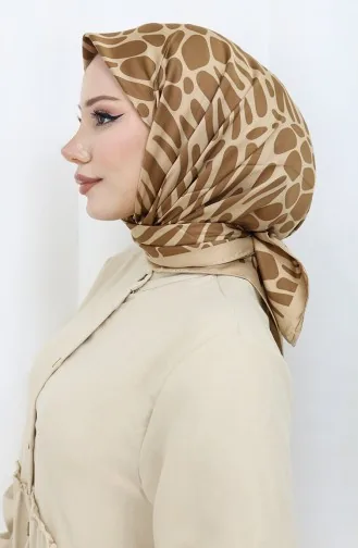 Digital Rayon Scarf 70302-04 Milk Coffee 70302-04