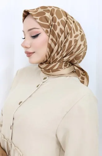 Digital Rayon Scarf 70302-04 Milk Coffee 70302-04