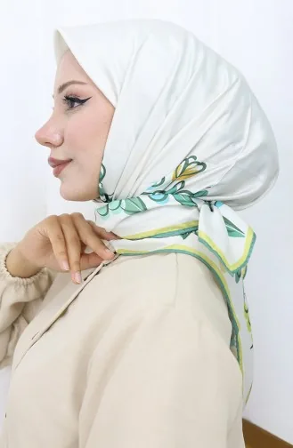 Écharpe En Rayonne Numérique 70308-06 Vert 70308-06