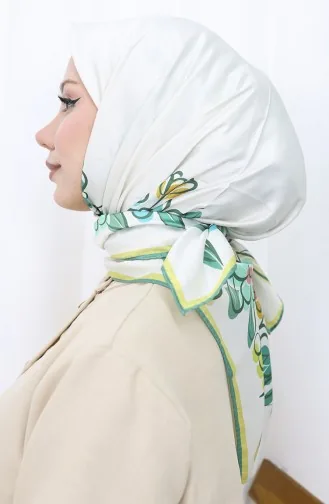 Écharpe En Rayonne Numérique 70308-06 Vert 70308-06