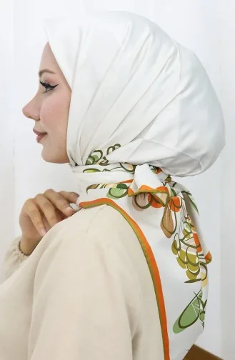 وشاح رايون رقمي 70308-07 بلون القرفة 70308-07