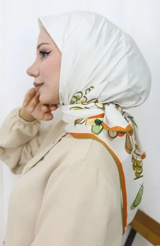 وشاح رايون رقمي 70308-07 بلون القرفة 70308-07