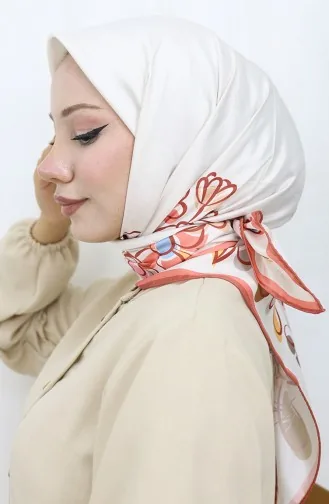 Écharpe En Rayonne Numérique 70308-08 Corail 70308-08