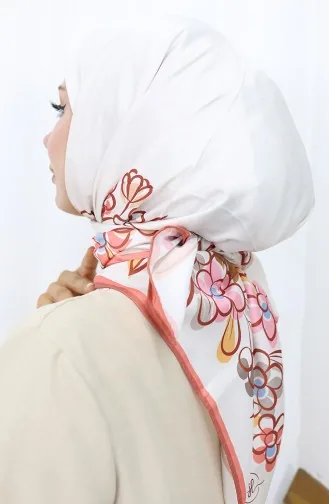 Écharpe En Rayonne Numérique 70308-08 Corail 70308-08