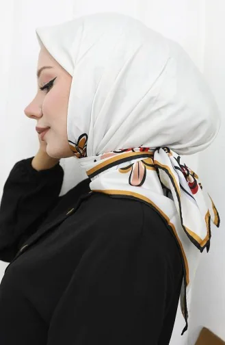 وشاح رايون رقمي 70308-09 أحمر كلاريت 70308-09