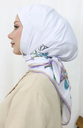 وشاح رايون رقمي 70308-11 أرجواني 70308-11