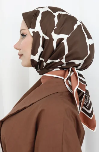 Digital Rayon Scarf 70309-02 Brown 70309-02