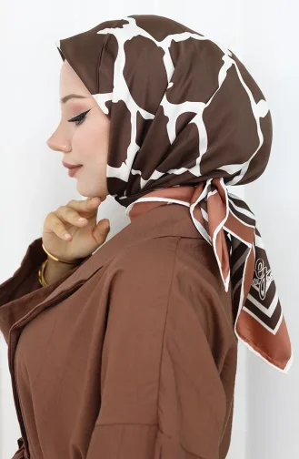 Digital Rayon Scarf 70309-02 Brown 70309-02