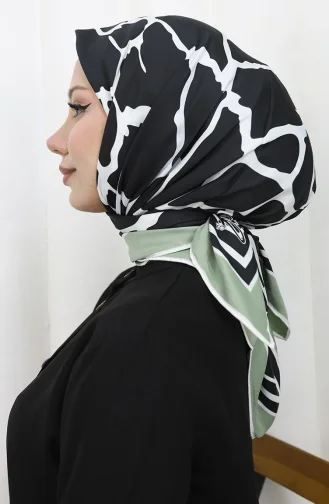 Dijital Rayon Eşarp 70309-03 Çağla Yeşili