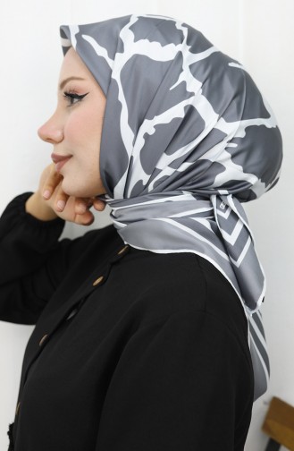 Dijital Rayon Eşarp 70309-11 Gri