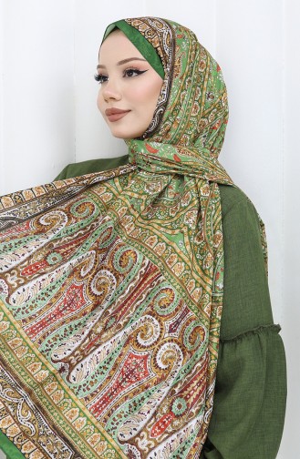 شال أخضر زمردي 70303-10