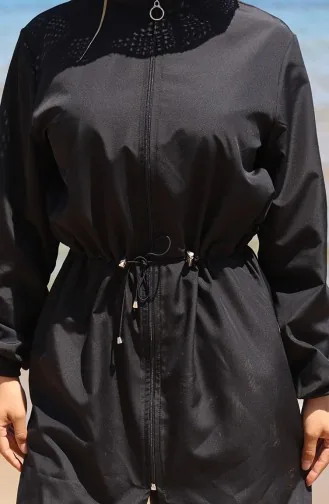 Black Modest Swimwear 9002-02