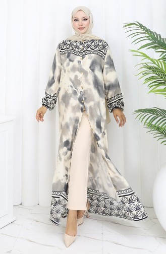 Robe Hijab Gris 0114-02
