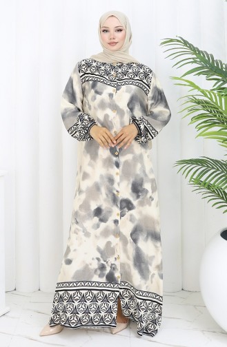Robe Hijab Gris 0114-02