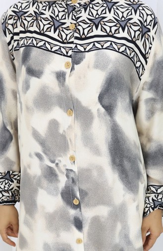 Robe Hijab Gris 0114-02