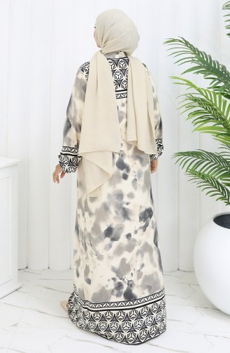 Robe Hijab Gris 0114-02