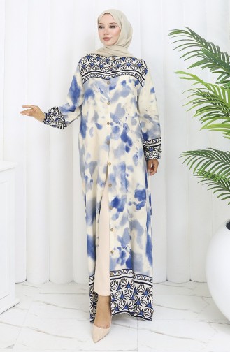 Robe Hijab Bleu Marine 0114-04