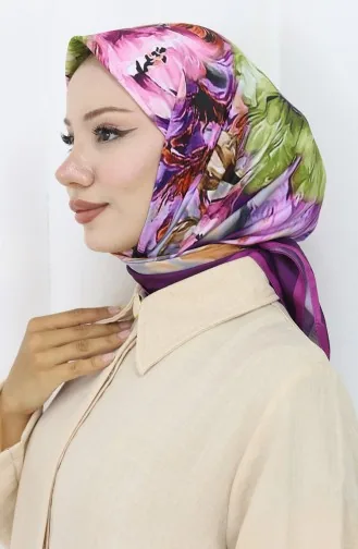 Digital Rayon Scarf 70298-02 Plum 70298-02