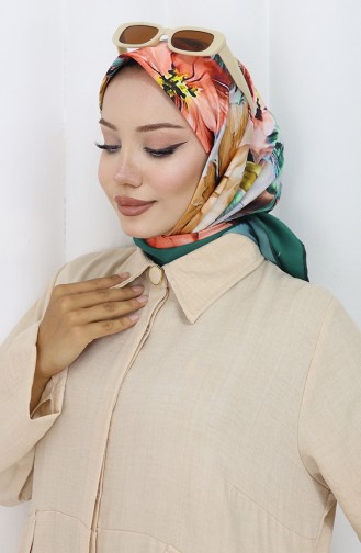 وشاح أخضر زمردي 70298-06