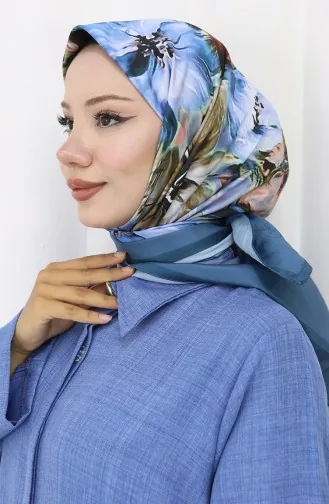 وشاح رايون رقمي 70298-09 بترولي 70298-09