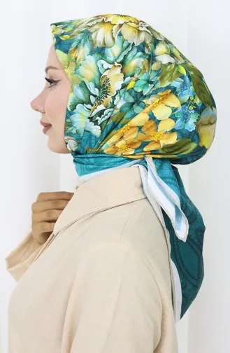 Digitale Rayon Sjaal 70299-06 Petrol 70299-06