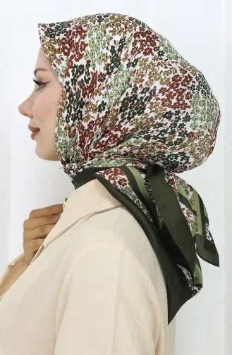 وشاح رايون رقمي 70300-02 كاكي 70300-02