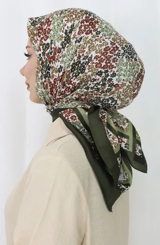 وشاح رايون رقمي 70300-02 كاكي 70300-02