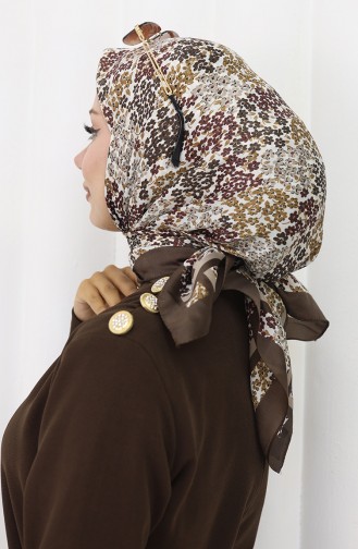 Echarpe Couleur Brun 70300-04
