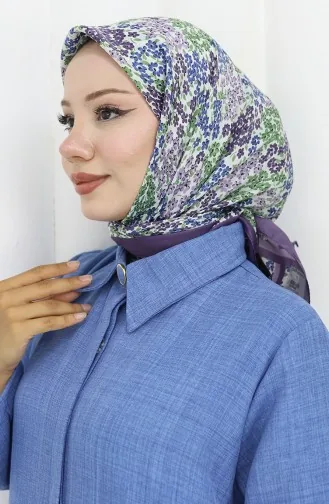 Écharpe En Rayonne Numérique 70300-05 Lilas 70300-05
