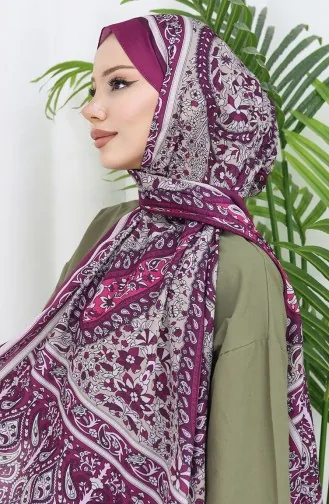 Weicher Schal Mit Ethnischem Muster 70312-06 Kirsche 70312-06