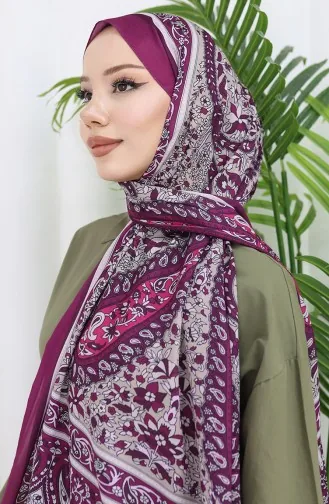 Weicher Schal Mit Ethnischem Muster 70312-06 Kirsche 70312-06